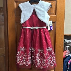 NWT GIRLS Christmas dress